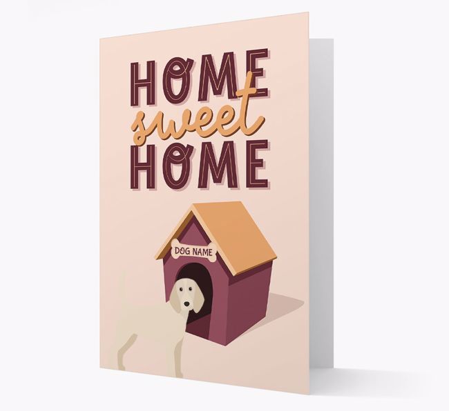 Home Sweet Home: Personalized {breedFullName} Card